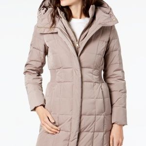 Cole Hann Layered Down Puffer Coat